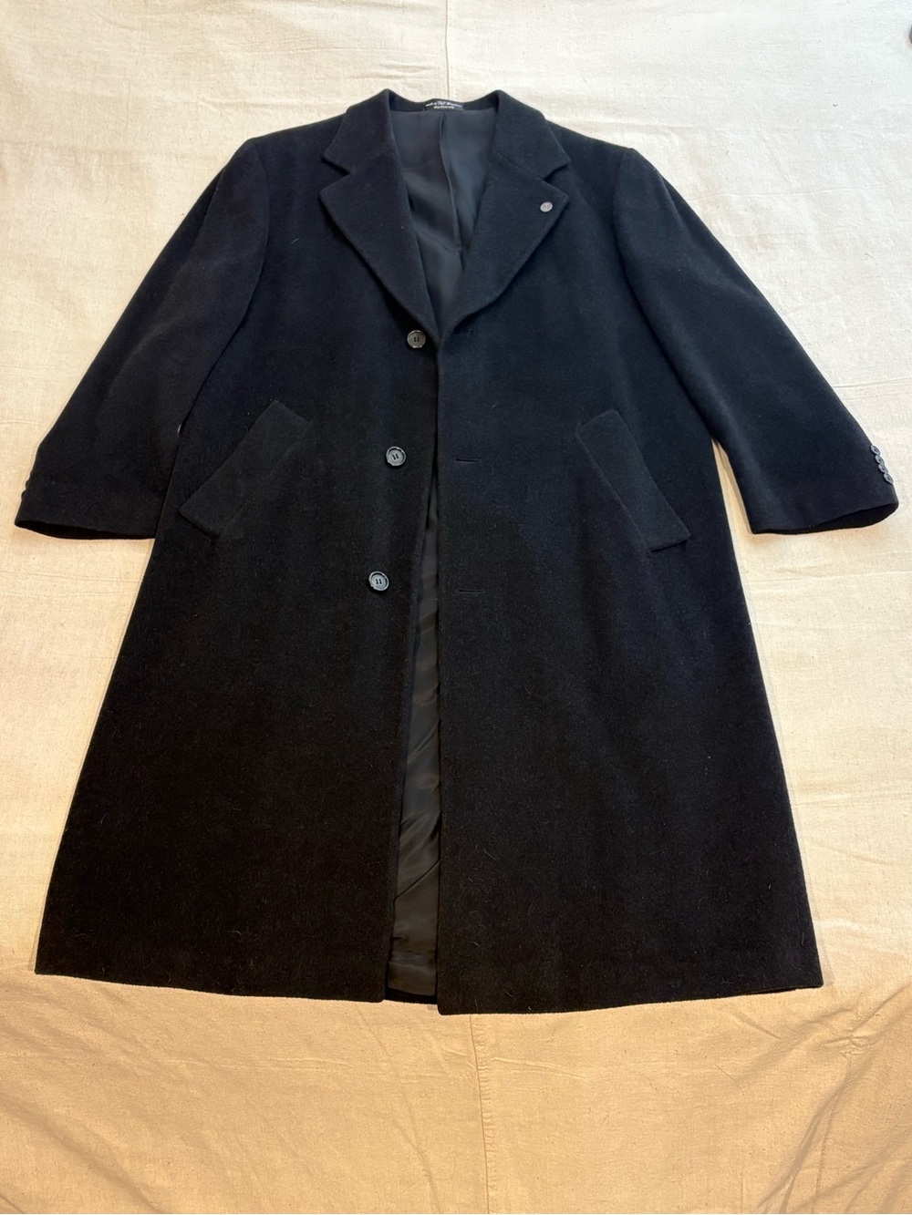 Andrew Fezza Charcoal Men's Trench Coat 42R